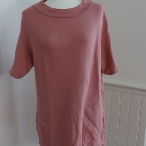 Pink Free People Jersey Dress